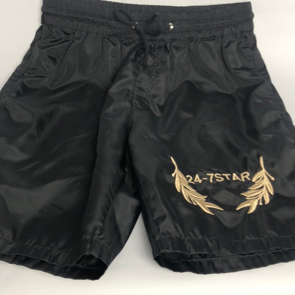 Dsquared2 Men nylon black swim shorts 24-7 Star